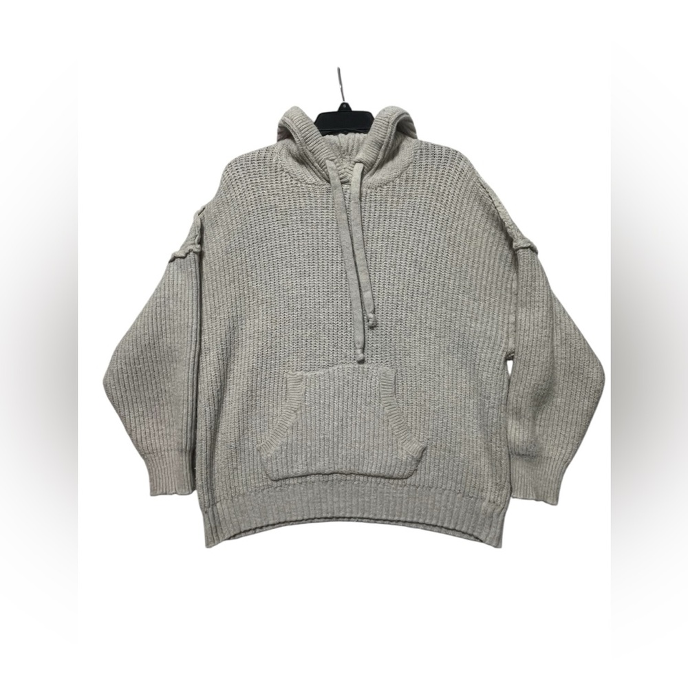 Vintage American Eagle Outfitters Medium Knit Hoodie Pullover Polyester Blend